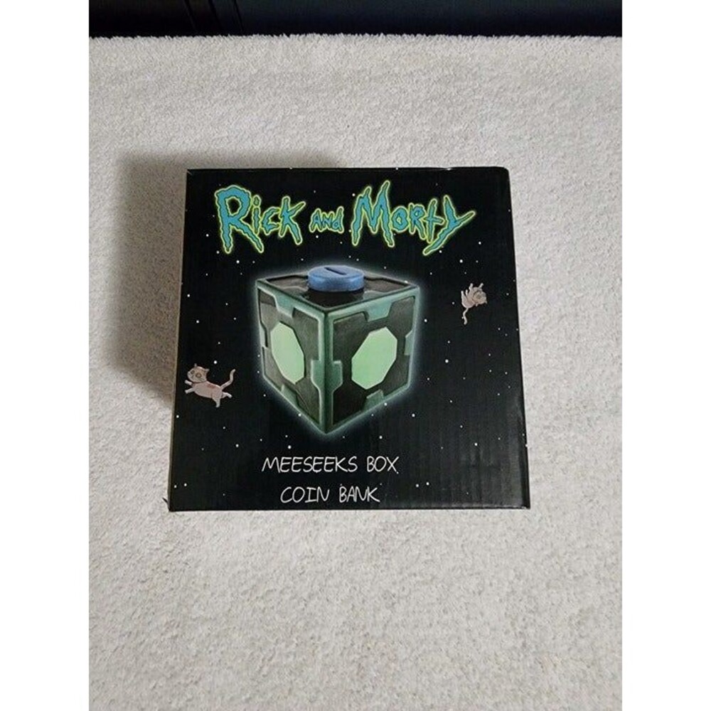 Rick and Morty Meeseeks coin bank 2017 adult swim